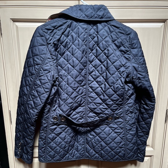 Women’s Burberry Brit Quilted Navy Jacket - Picture 4 of 6